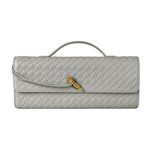 3216 Woven Purse Evening Clutch Woven Leather Handbags Crossbody Bag Purse